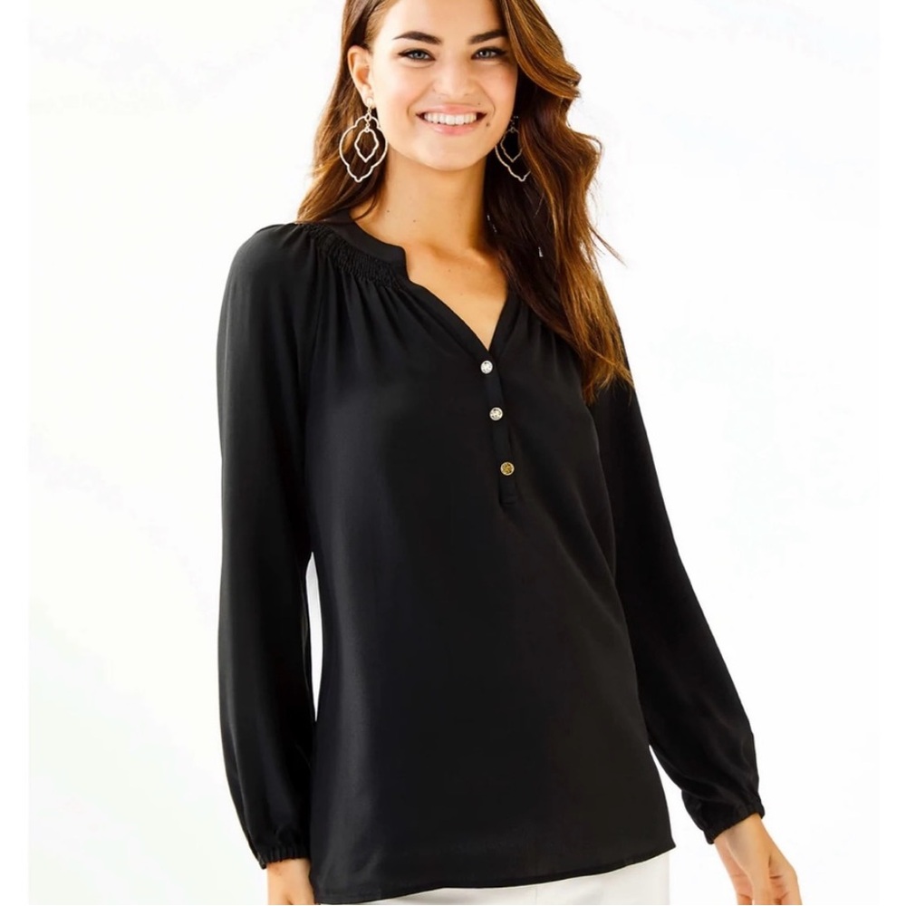 NWT Lilly Pulitzer Elsa Top, Onyx, XS